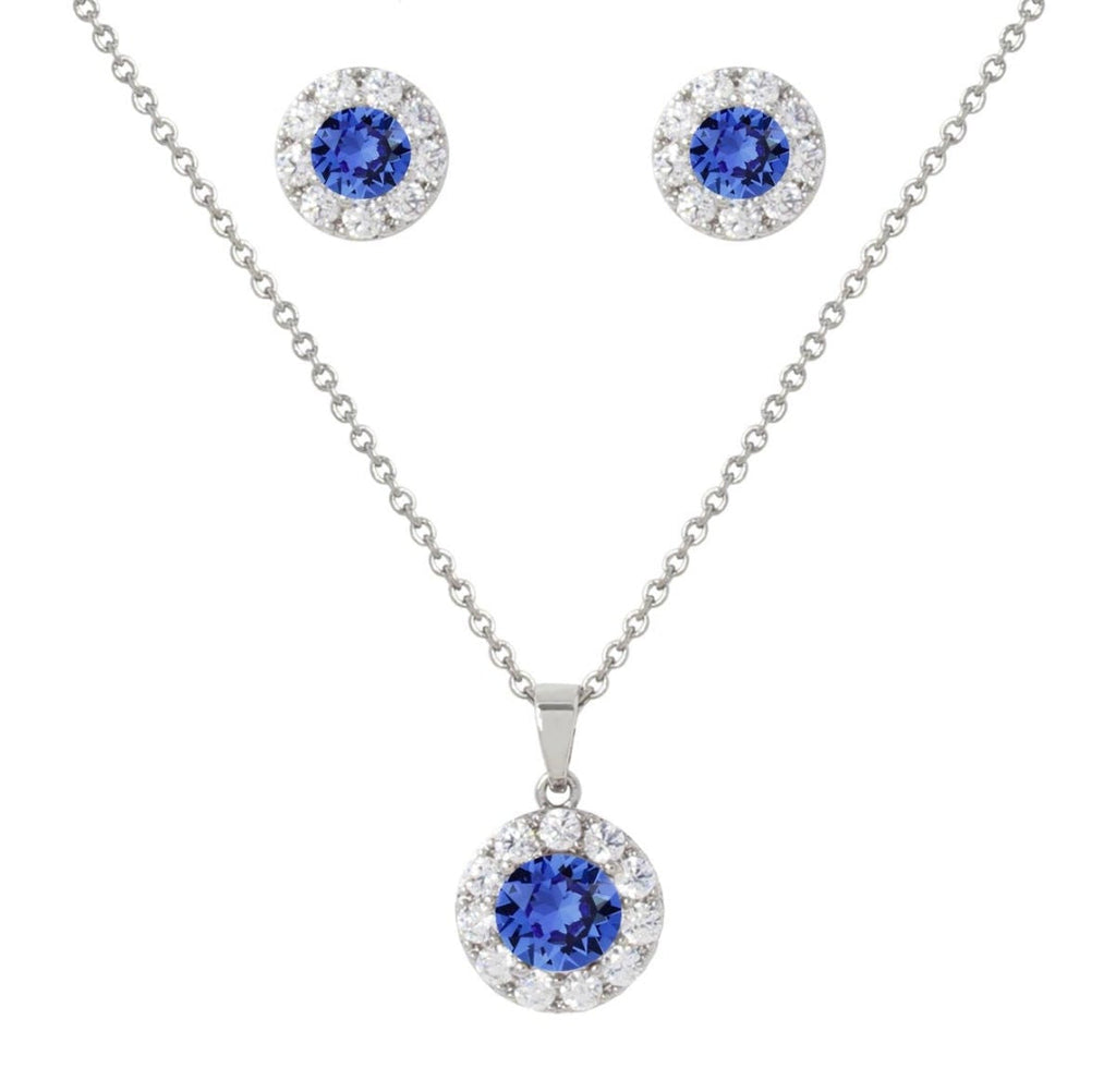 Jewellery Set - Sapphire Crystal